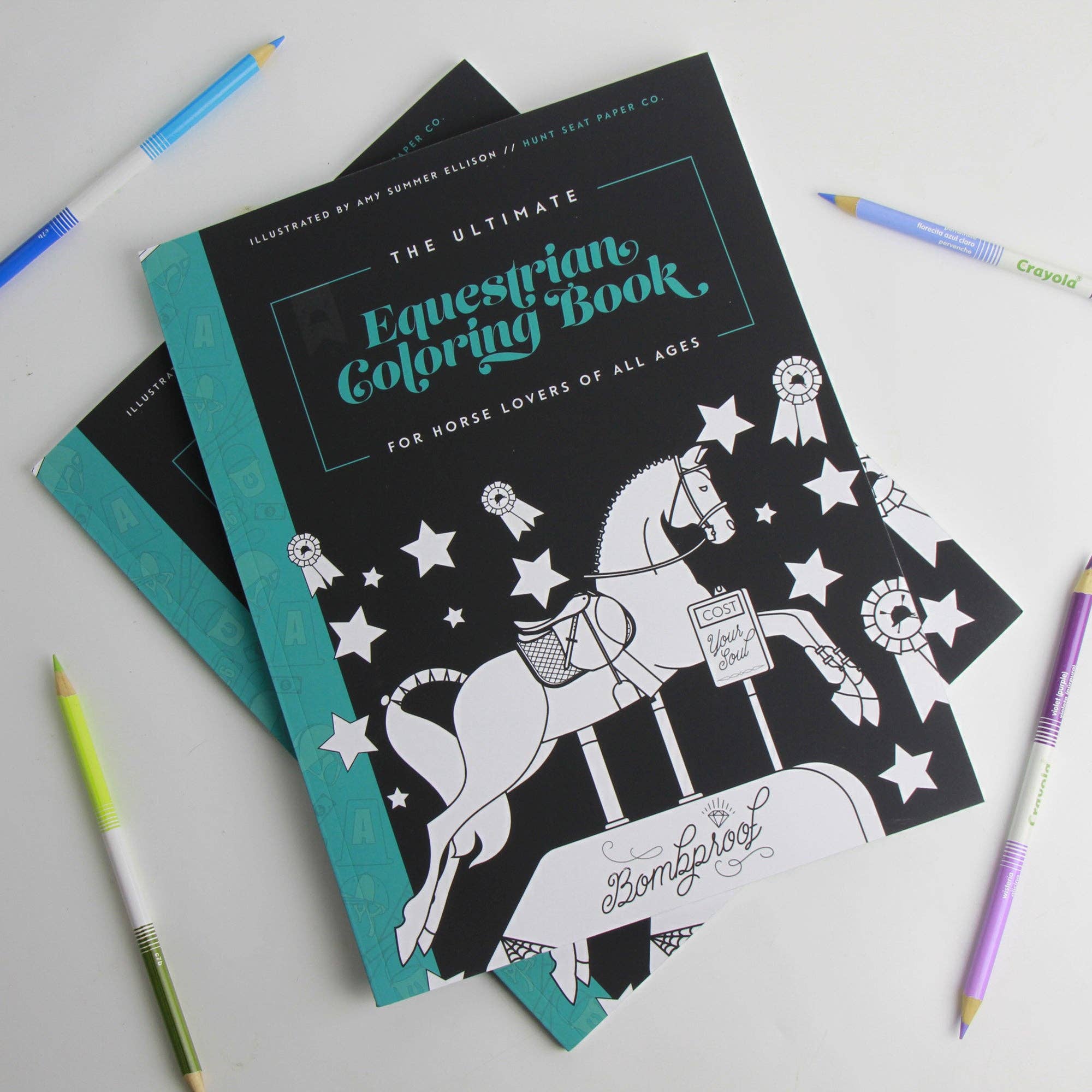 The Ultimate Equestrian Coloring Book - Horses for all ages