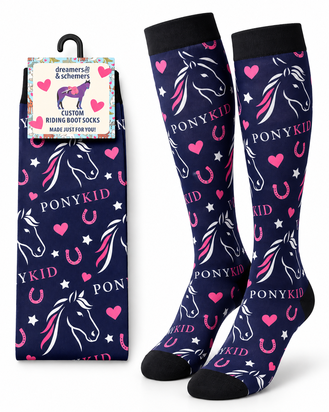 Dreamers and Schemers Pony Kid socks