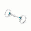 Small Silver Plated Snaffle Bit Stock Pin