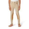 Boys' EuroWeave DX Suede Knee Patch Breech - Classic Show Tan