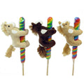 4" Plush Horse Stuffed Animal Lollipops Candy