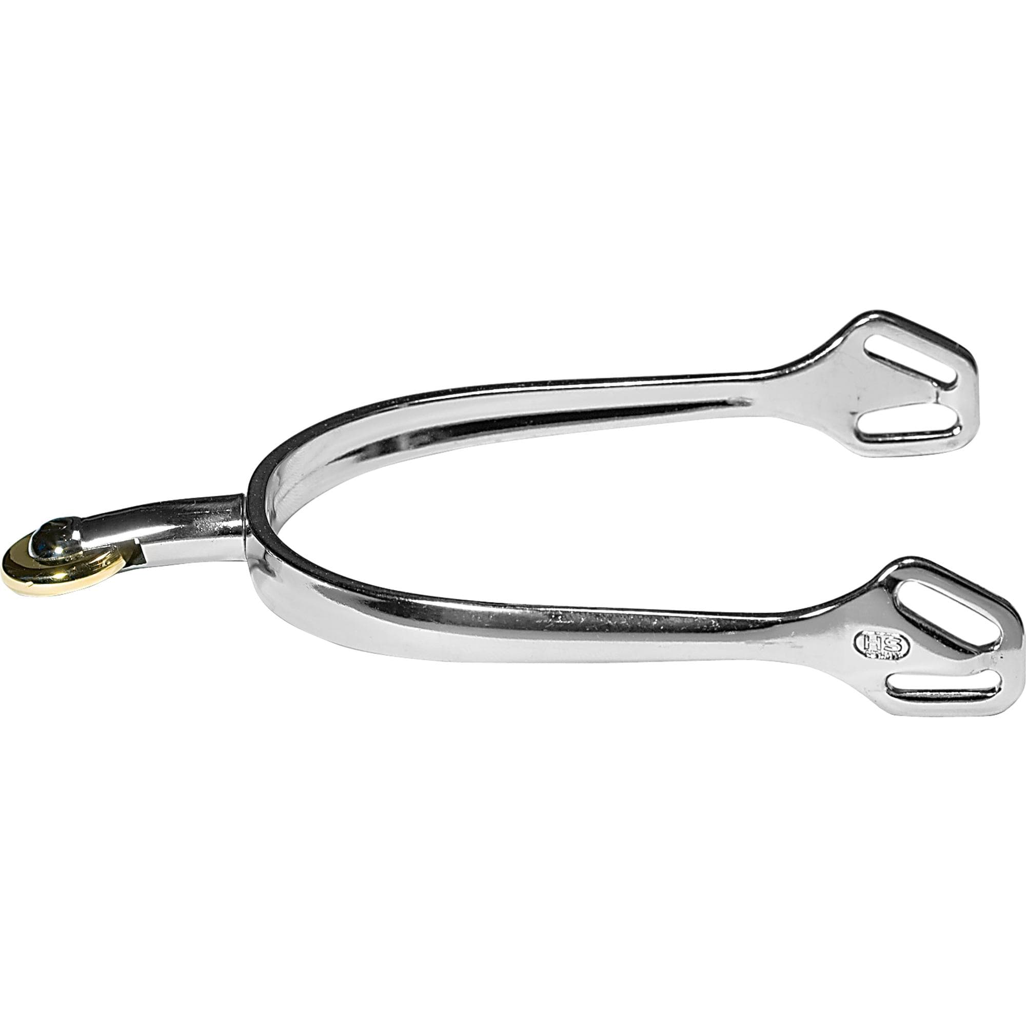 Herm Sprenger Stainless Steel Ultra Fit Spurs w/ Balkenhol Fastening and Horizontal Comfort Roller- 35mm Rounded