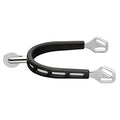 Herm Sprenger Stainless Steel Ultra Fit Extra Grip w/ Big Round Rowel Spurs- 30mm