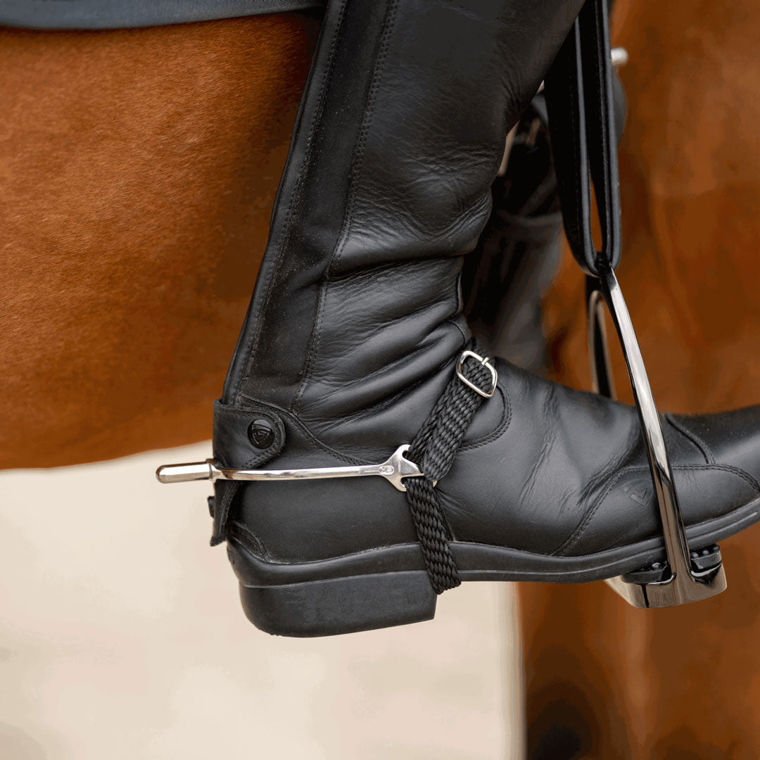 Herm Sprenger Spurs Quality 55 Slimline Bootprotect 20 mm Rounded Neck