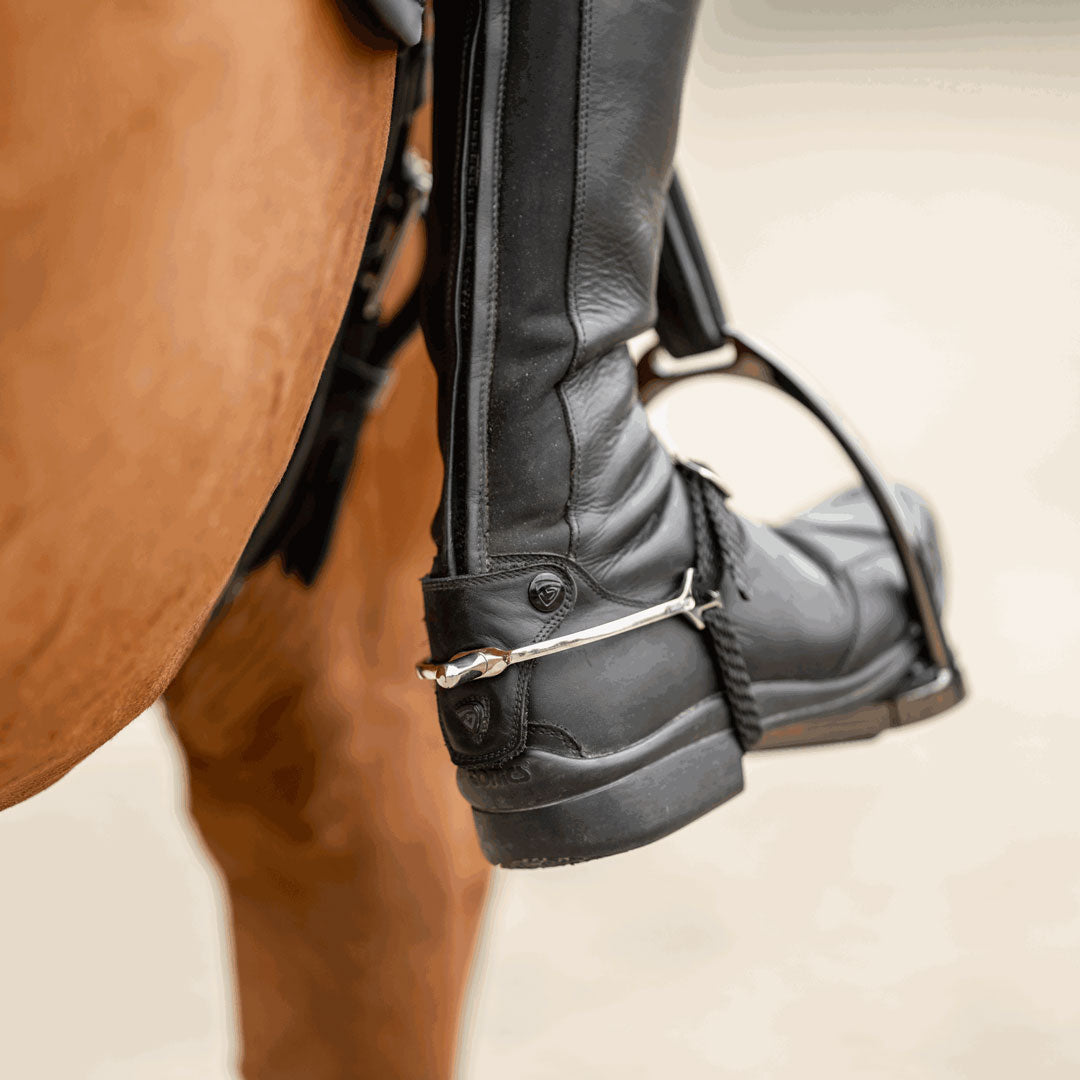 Herm Sprenger Spurs Quality 55 Slimline Bootprotect 20 mm Rounded Neck