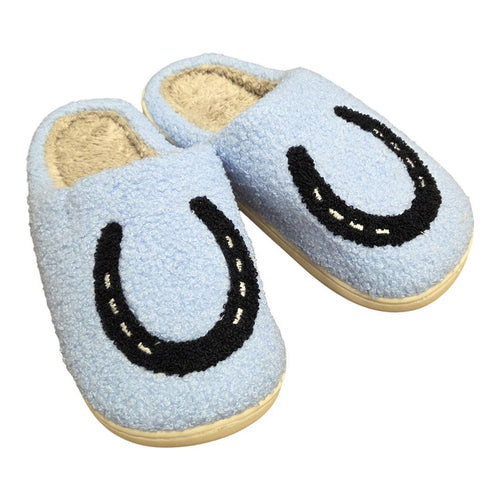 AWST Int'l Cozy Horseshoe Slippers