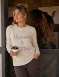 Sweater- Horses & Lattés
