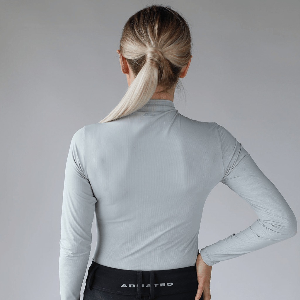Ultra Breathable Mock Neck Long Sleeve Shirt – UPF 50+