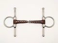 Full Cheek Leather Covered Single Joint Snaffle