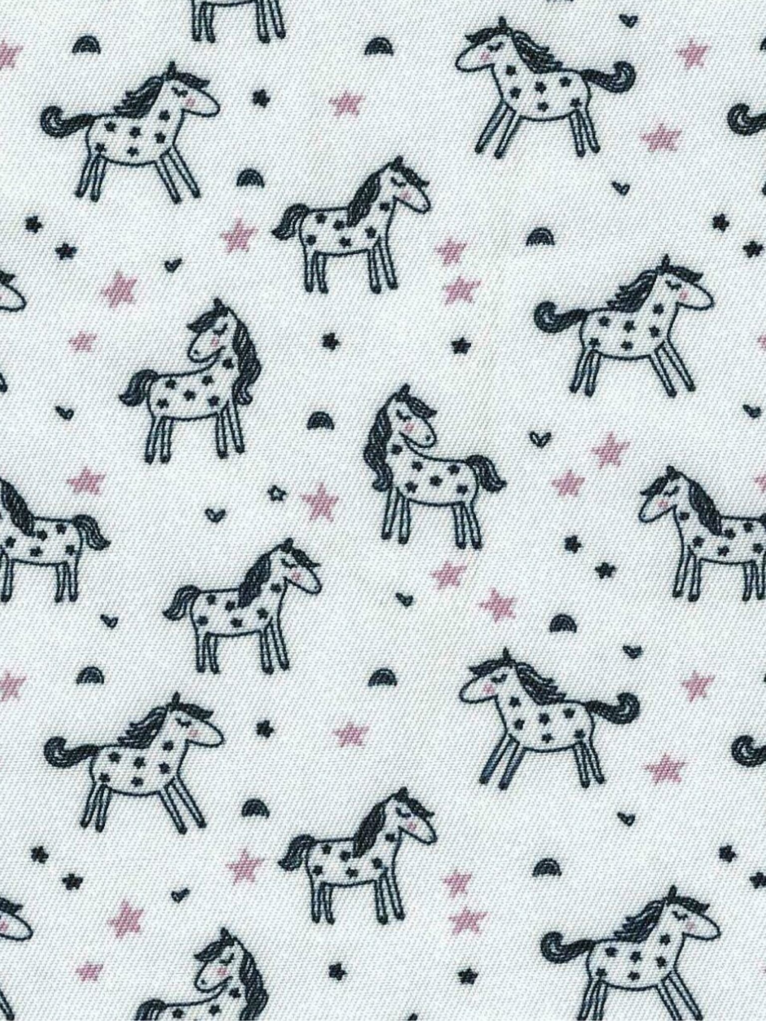 Unicorns Girls Talent Yarn Straight Collar Short Sleeve Show Shirt