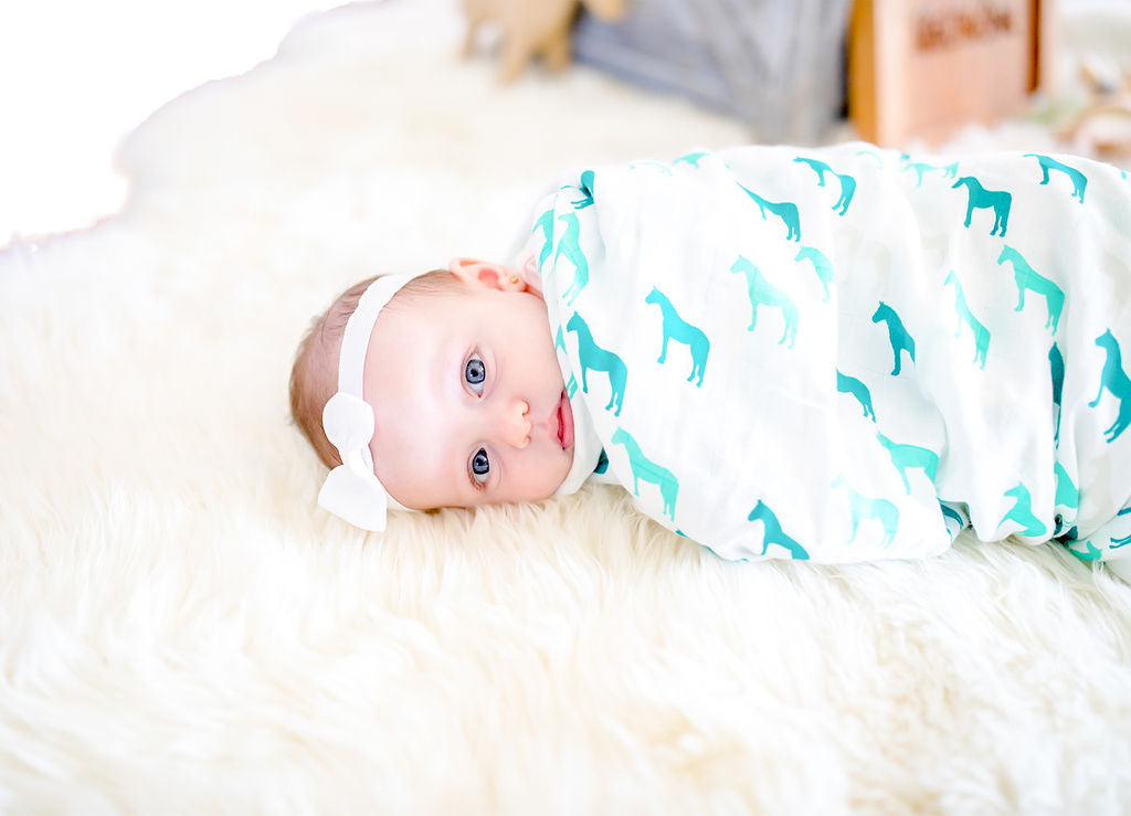 Mini Little Ones Baby Swaddle Blanket Single