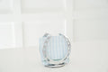 Huntley Horseshoe Napkin Holder, Aluminum Silver Finish