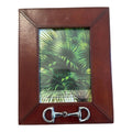 Huntley Leather Frame with Silver Horse Bit