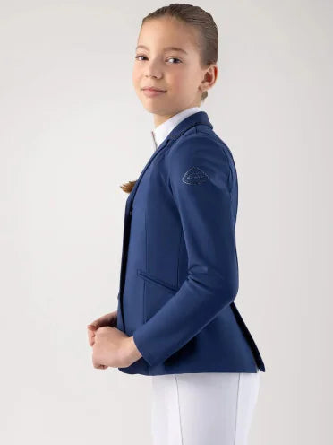 Equiline Ciac girls show coat - Navy
