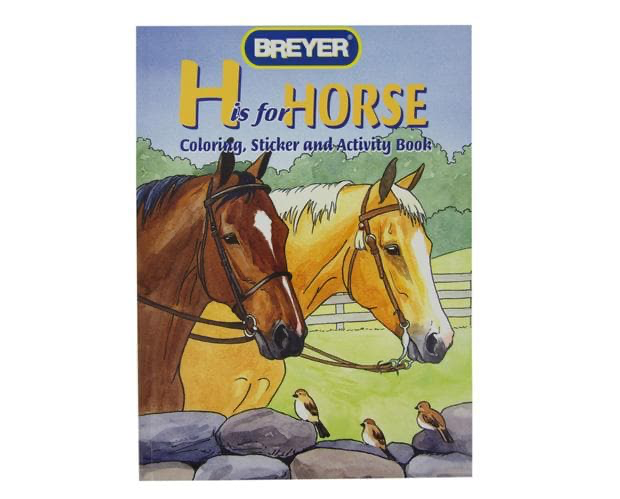 H is for Horse coloring and activity book