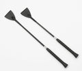 Leather wrap soft grip bat