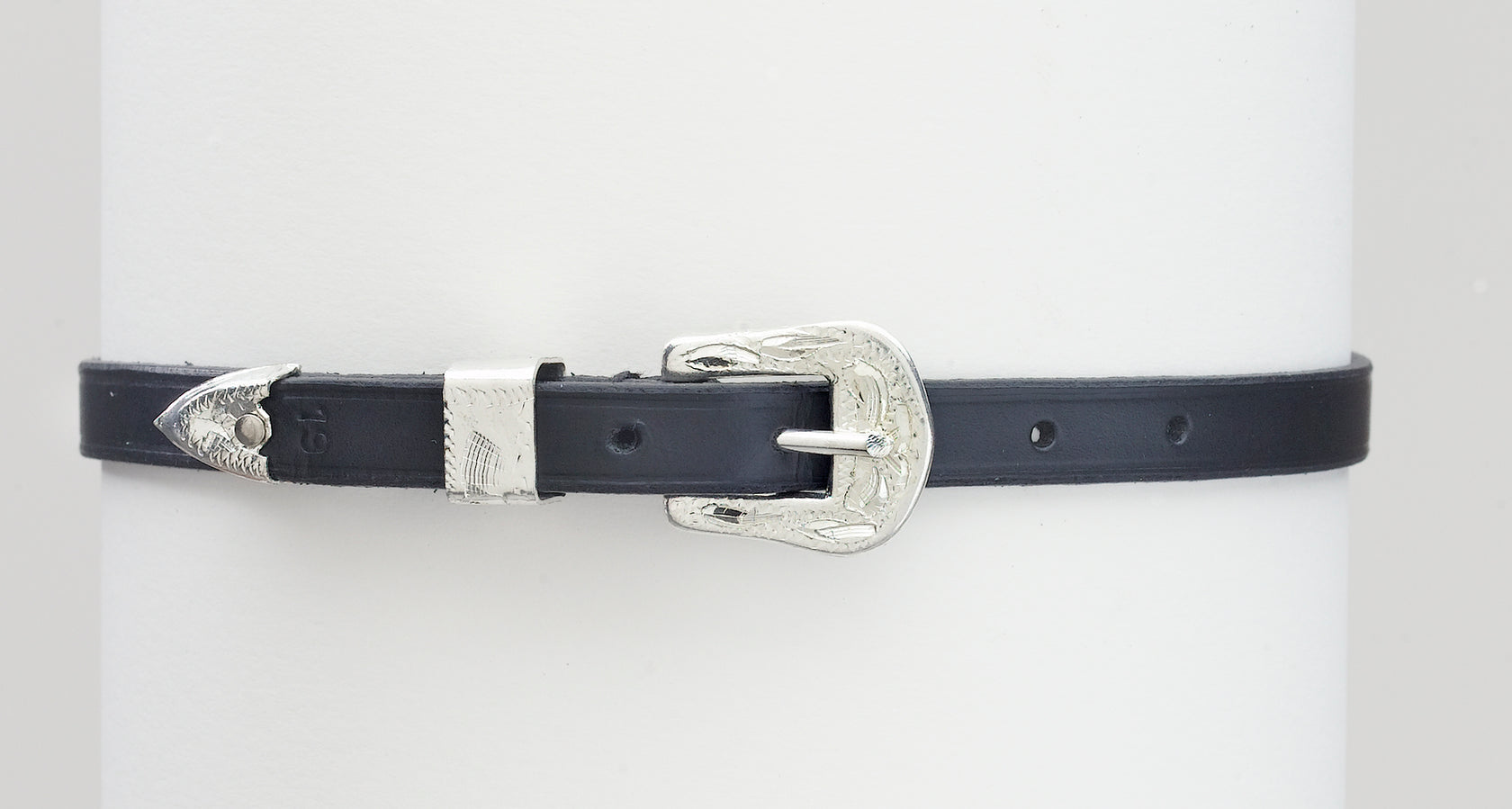 Camelot Silver Buckle Spur Straps