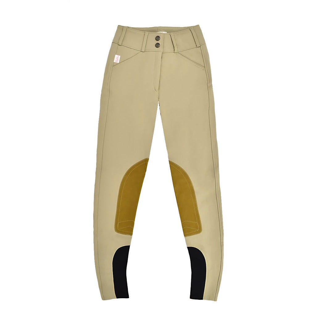 Girls front zip sock bottom breeches 3920