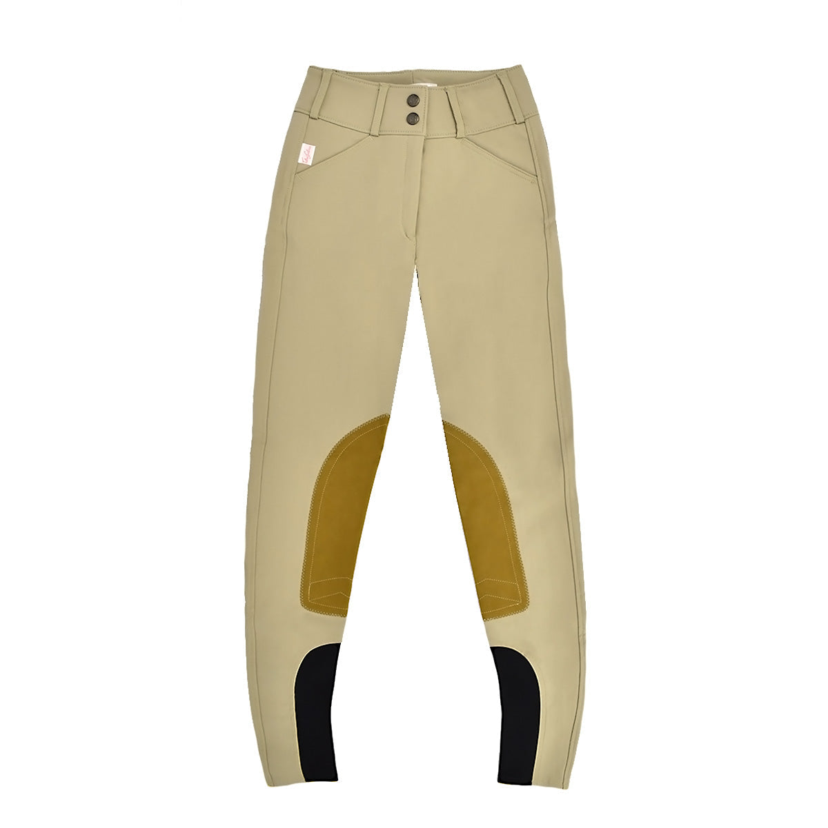 Girls front zip sock bottom breeches 3920