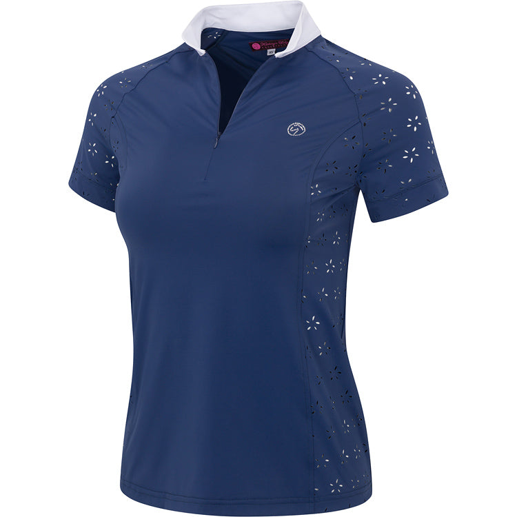 SunPetal Polo in Navy