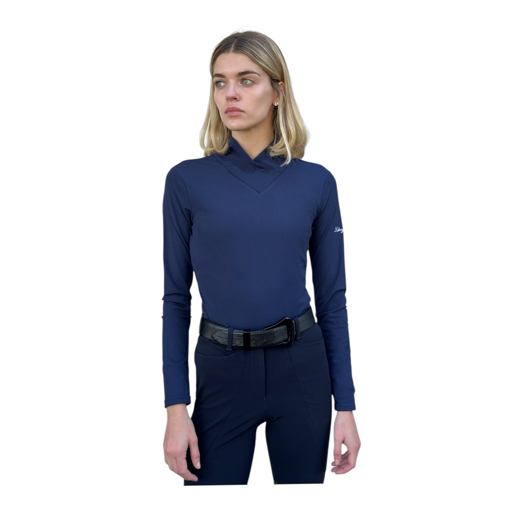 Turtle Lux Schooling Shirt- Navy