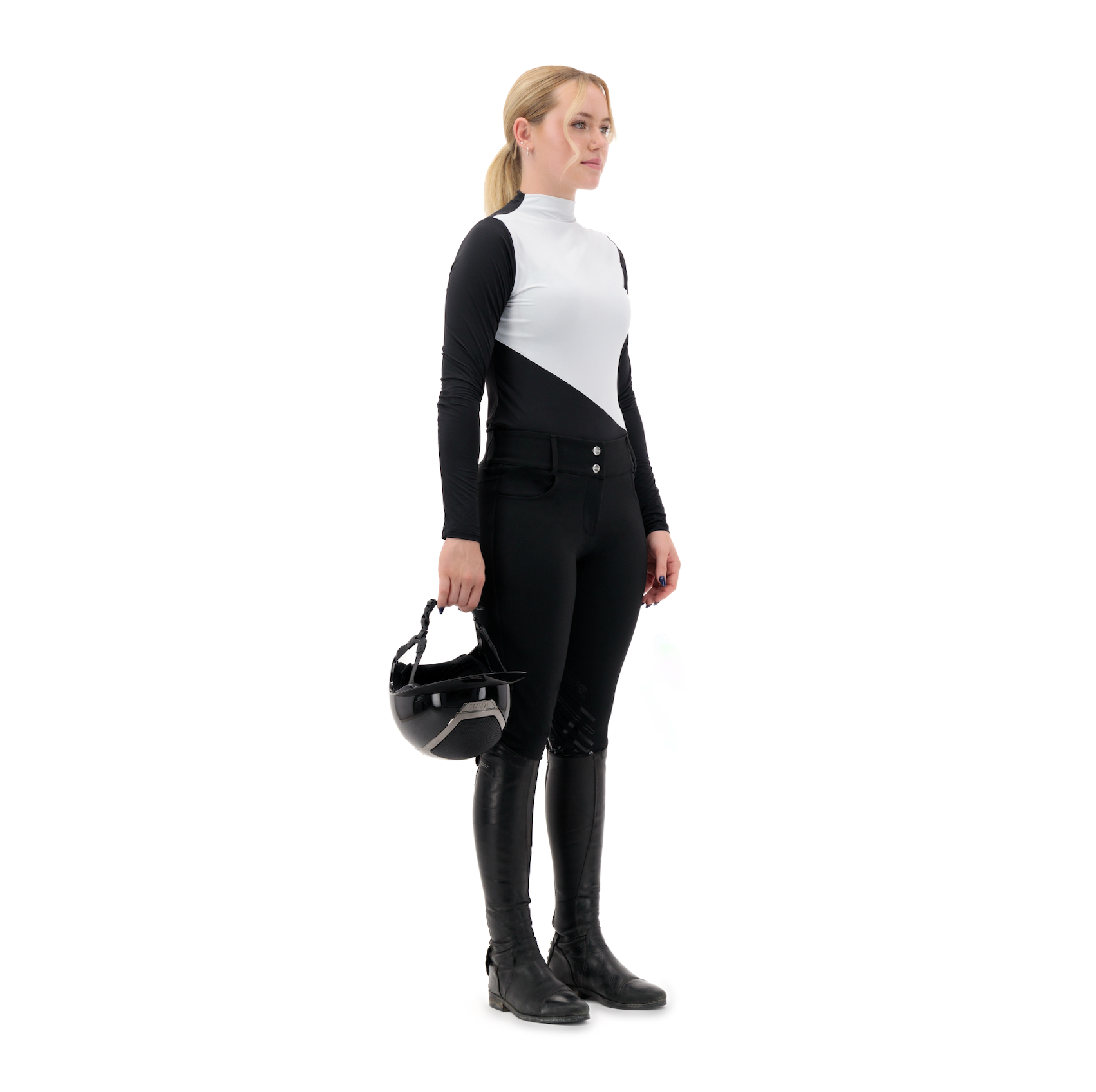 Ultra Breathable Mock Neck Long Sleeve Shirt – UPF 50+