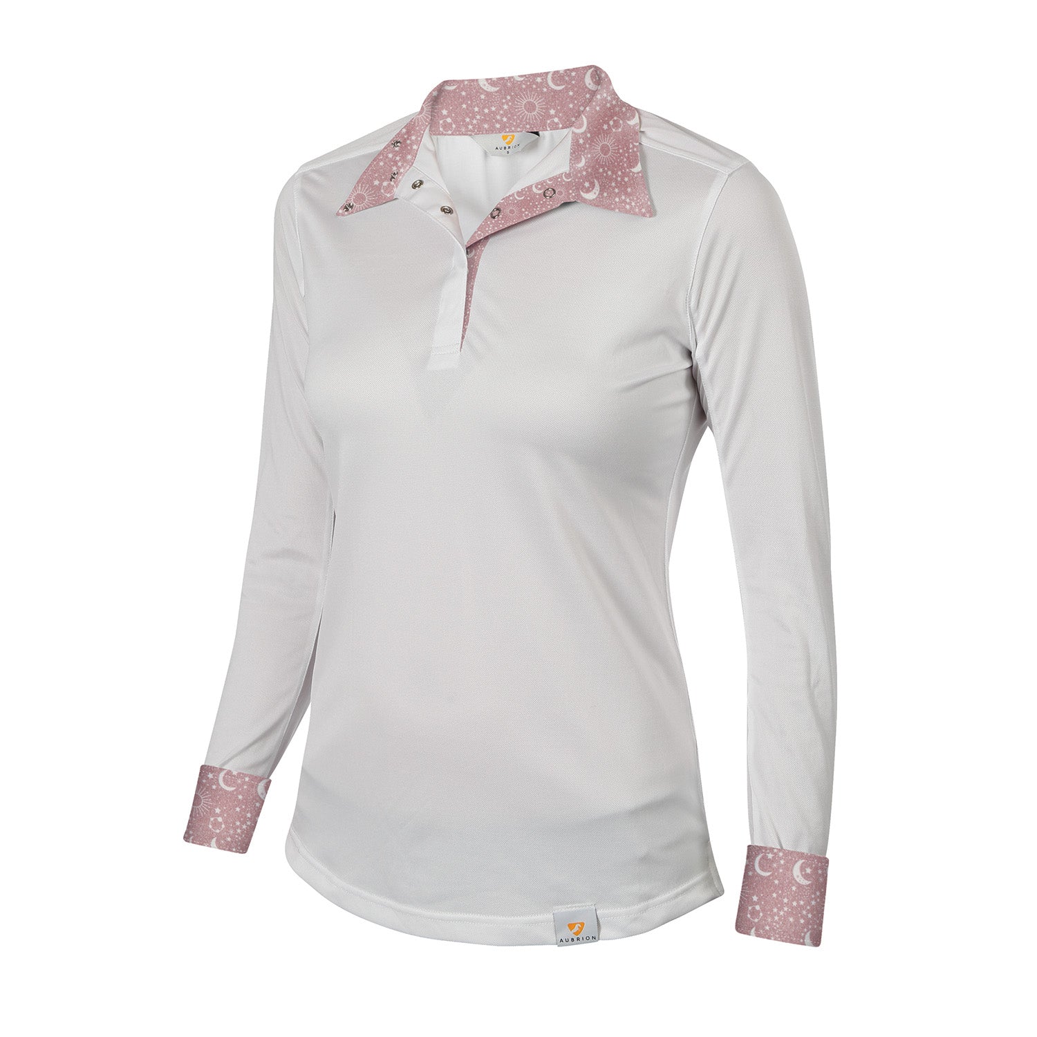 Aubrion Girl's Equestrian Style Long Sleeve Show Shirt