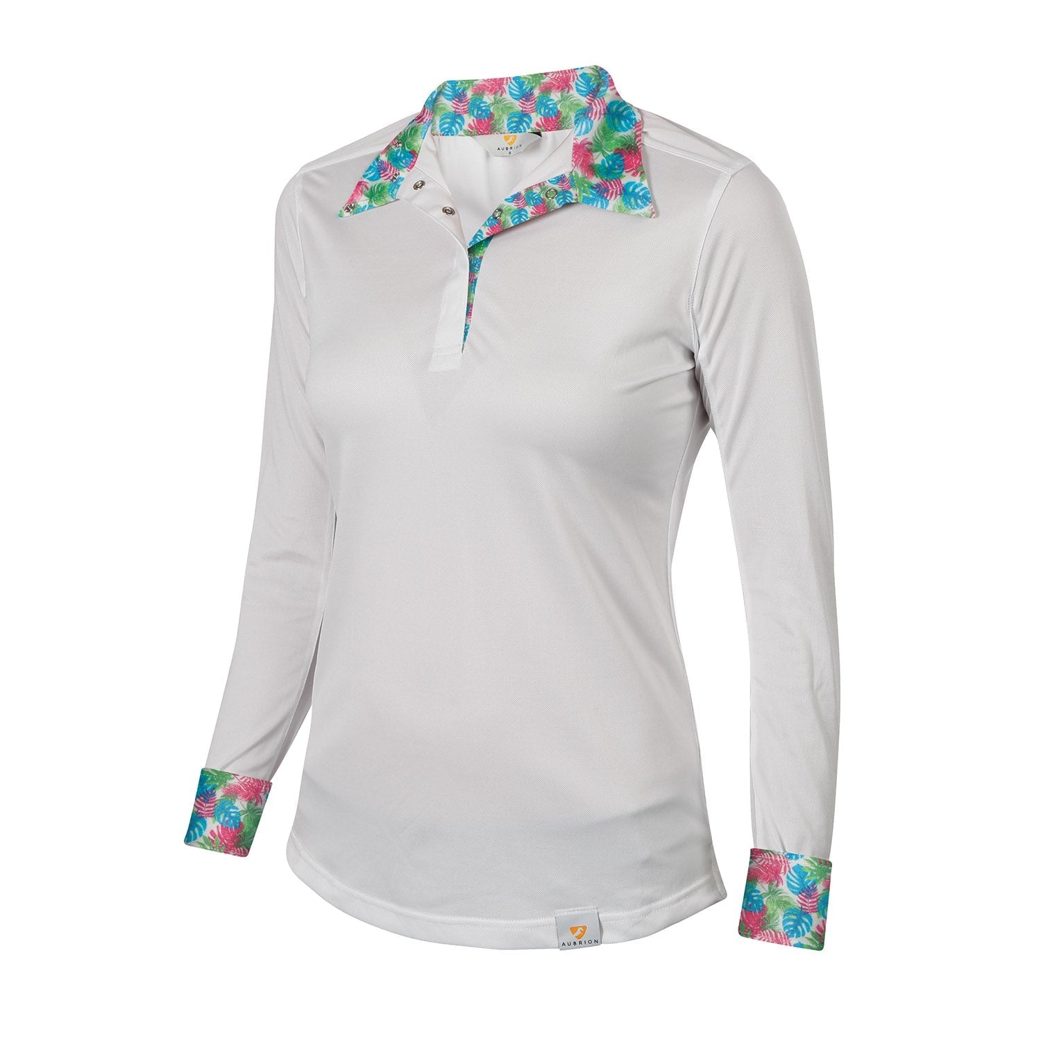 Aubrion Girl's Equestrian Style Long Sleeve Show Shirt