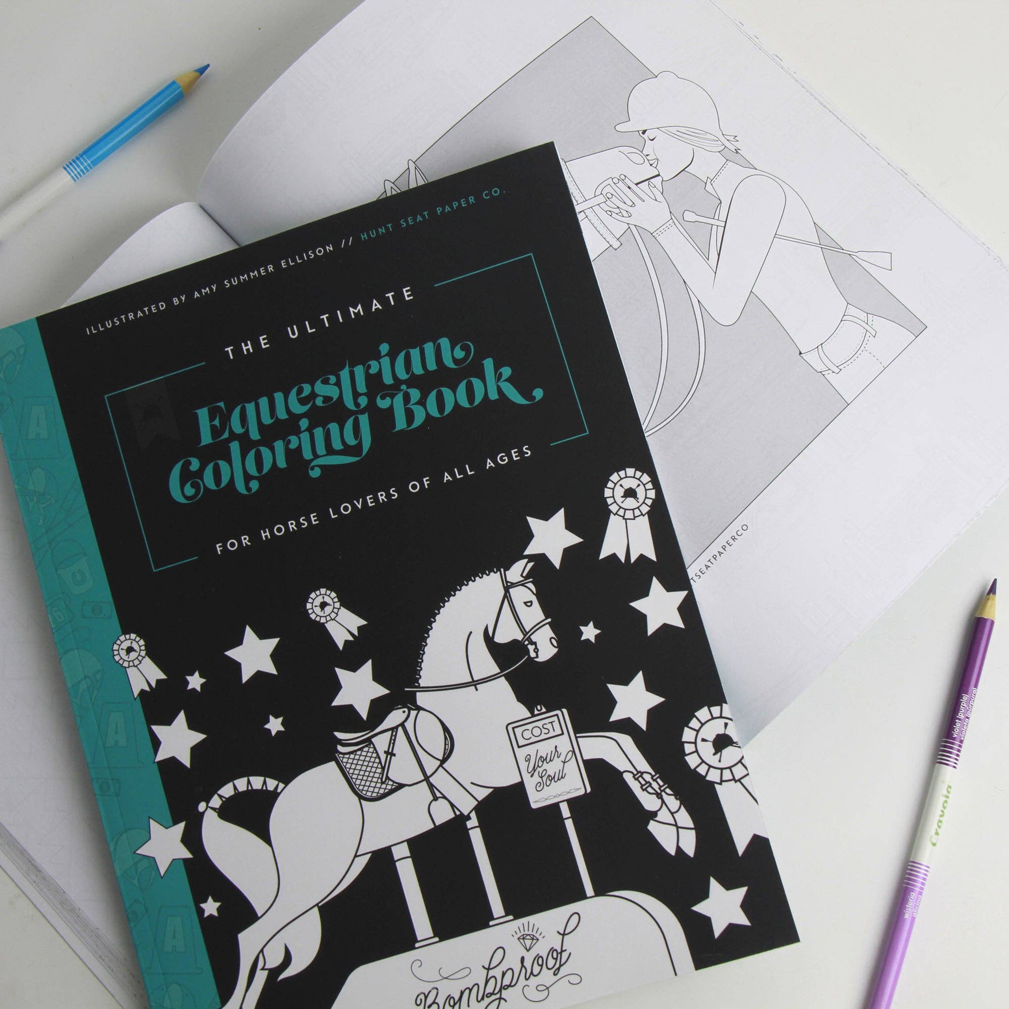 The Ultimate Equestrian Coloring Book - Horses for all ages