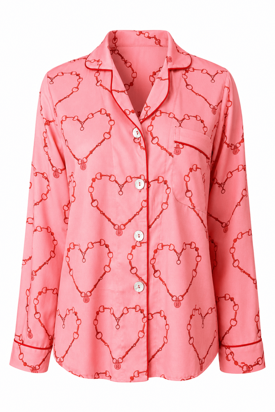Bit of Love PJ Set | Watermelon Pink | Long Sleeve
