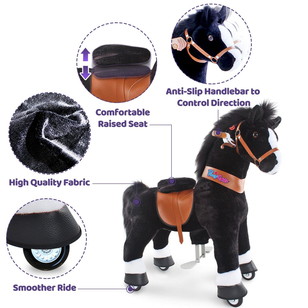 Model U® Horse Ride-On Toy Age 3–4 – Black