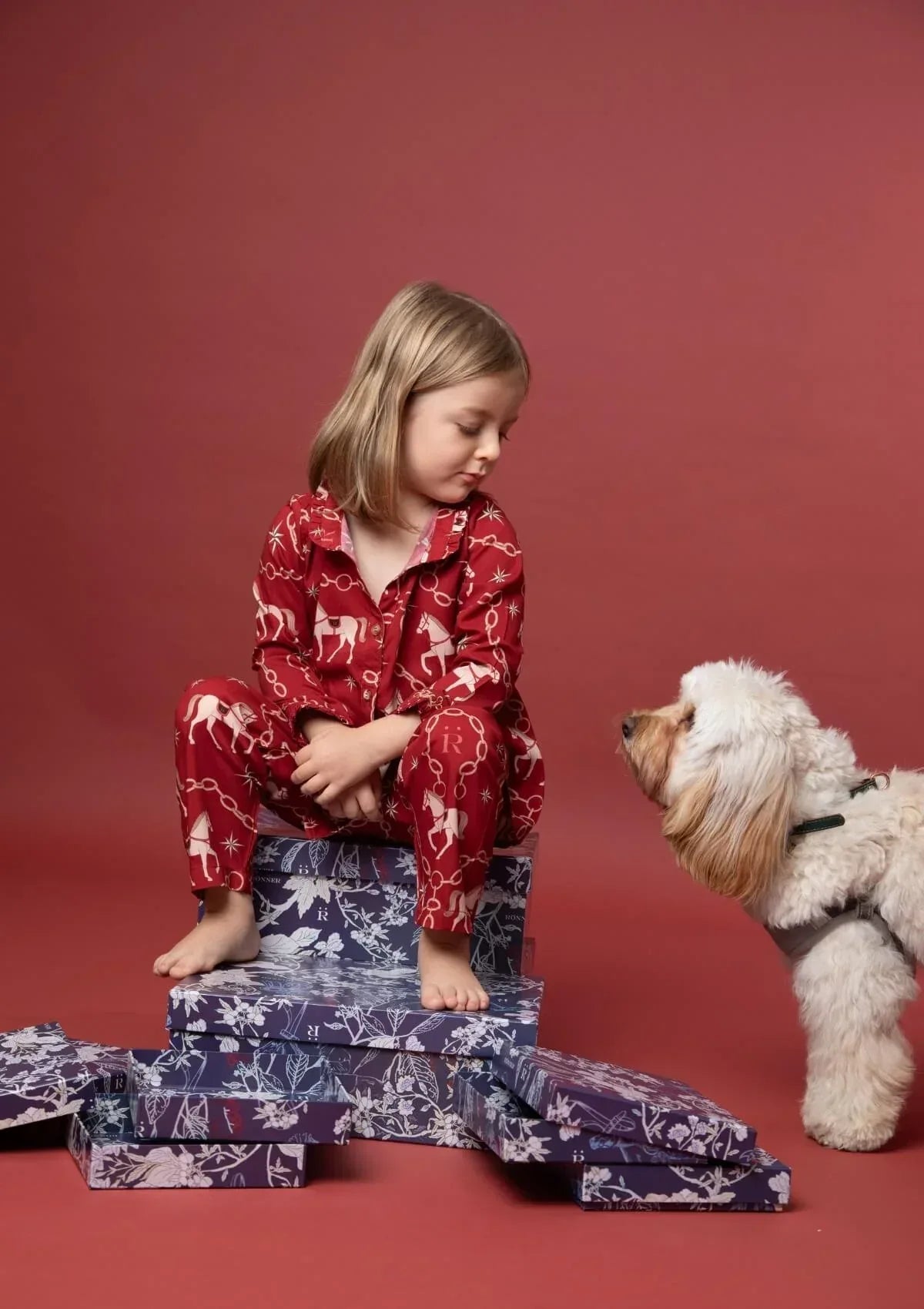 Celeste Children's PJ's Set | Long Sleeve | Magical Horse Print