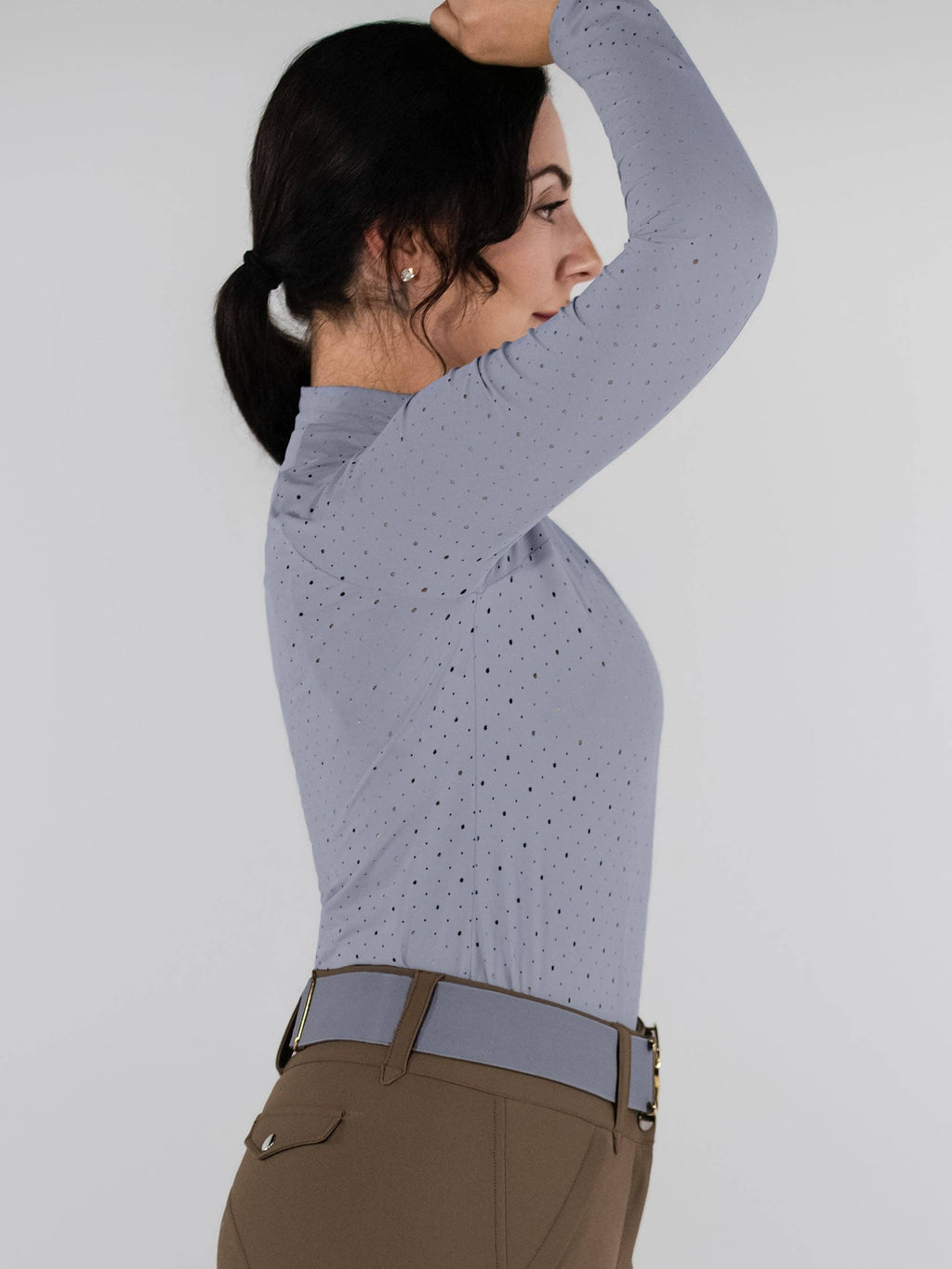 Dapplebay Aircut Mock Neck LS Top-Moonrise