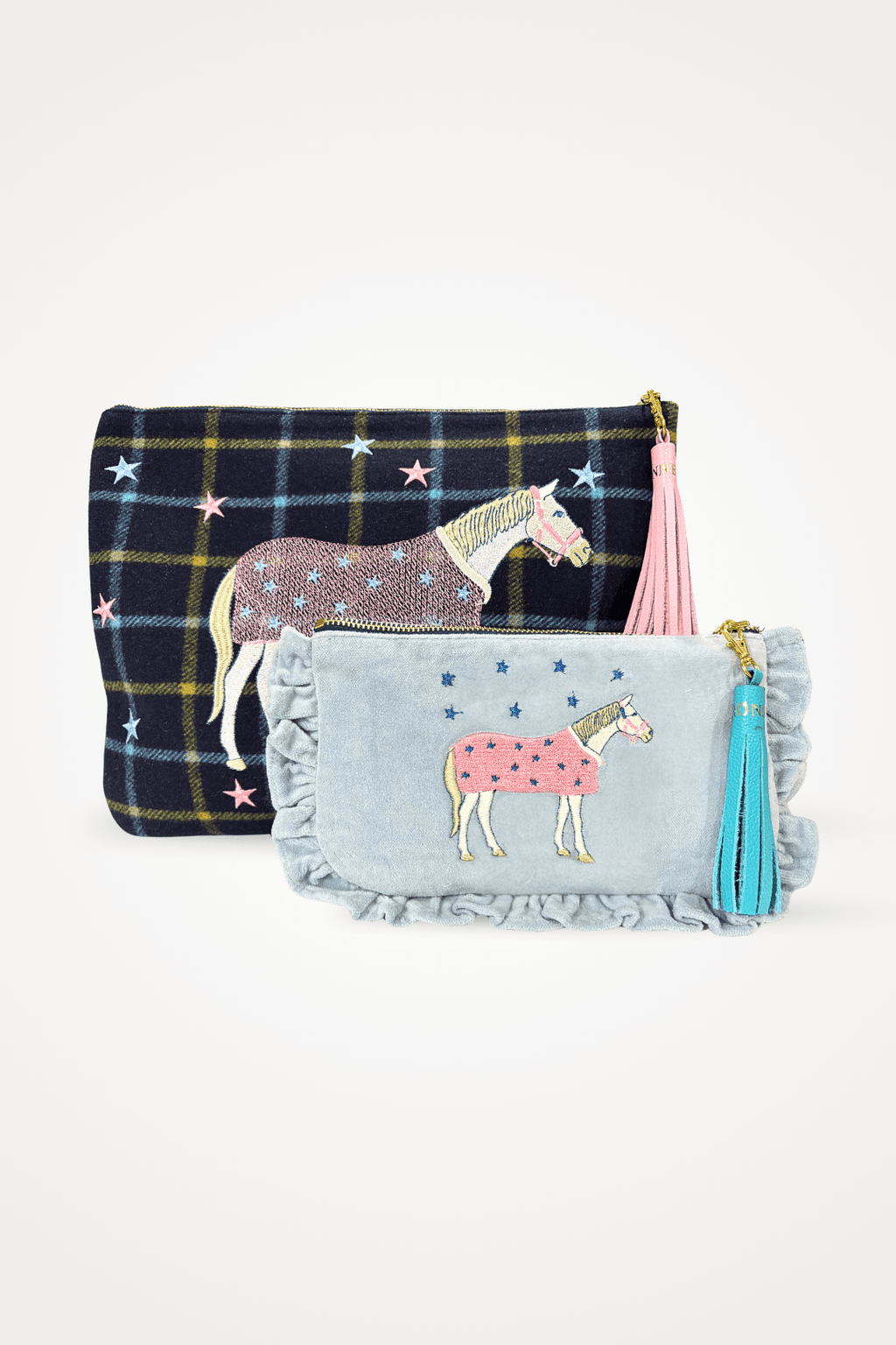 Embroidered Pouch | Lucky Horses