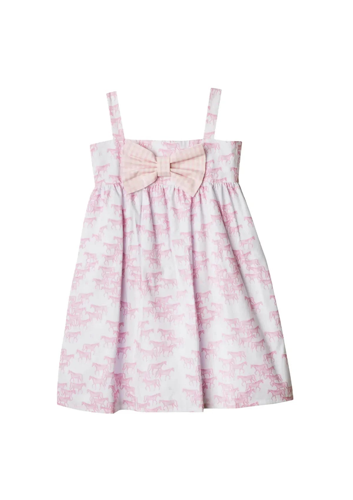 Miranda Dress | Mini Horse Print