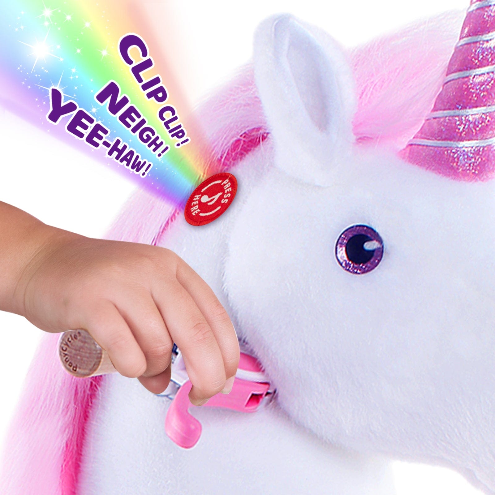 Model U® Unicorn Ride-On Toy Age 4–7 – Pink