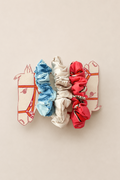 The Equestrian Mini Scrunchie Trio