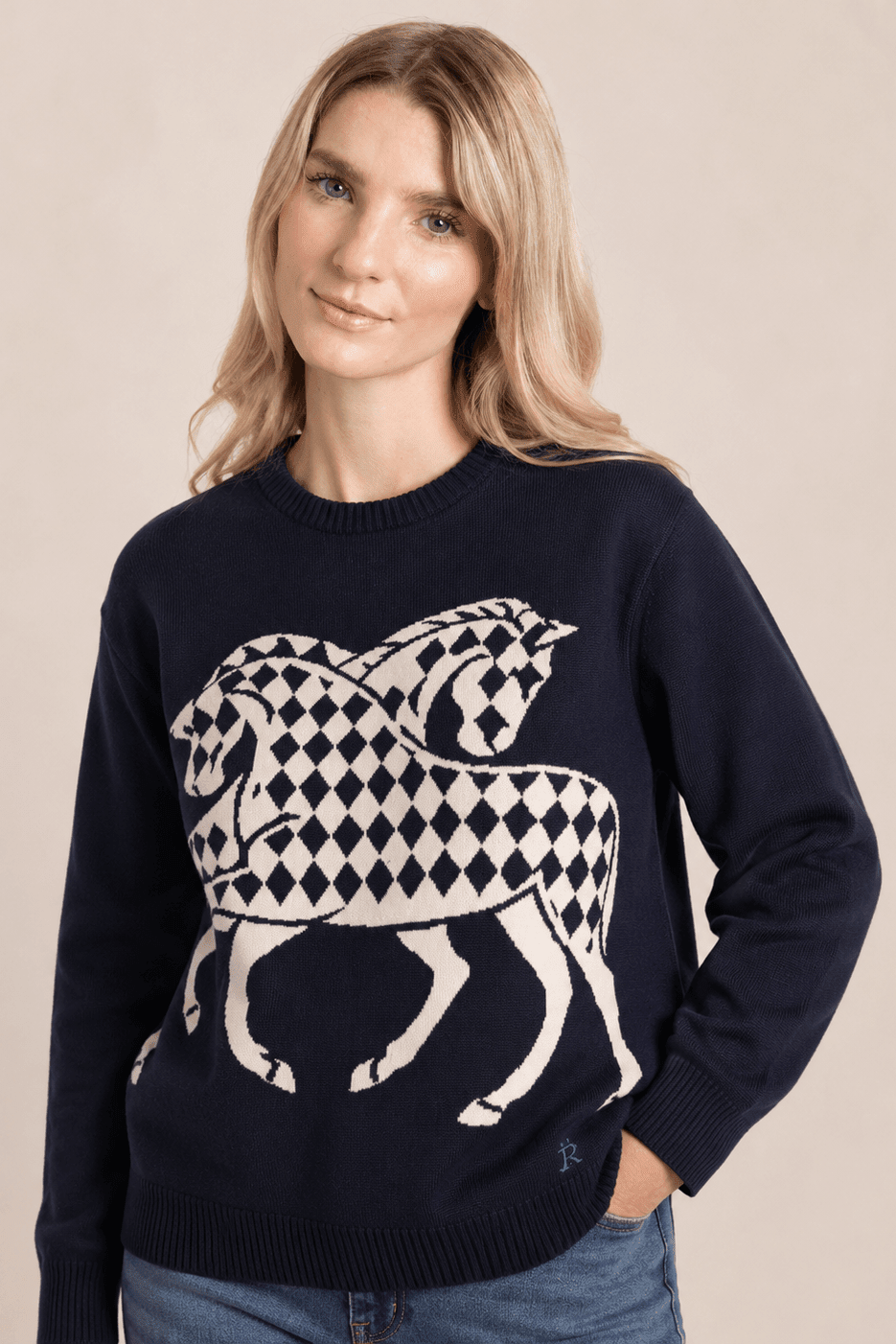 The Harlequin Horses Sweater