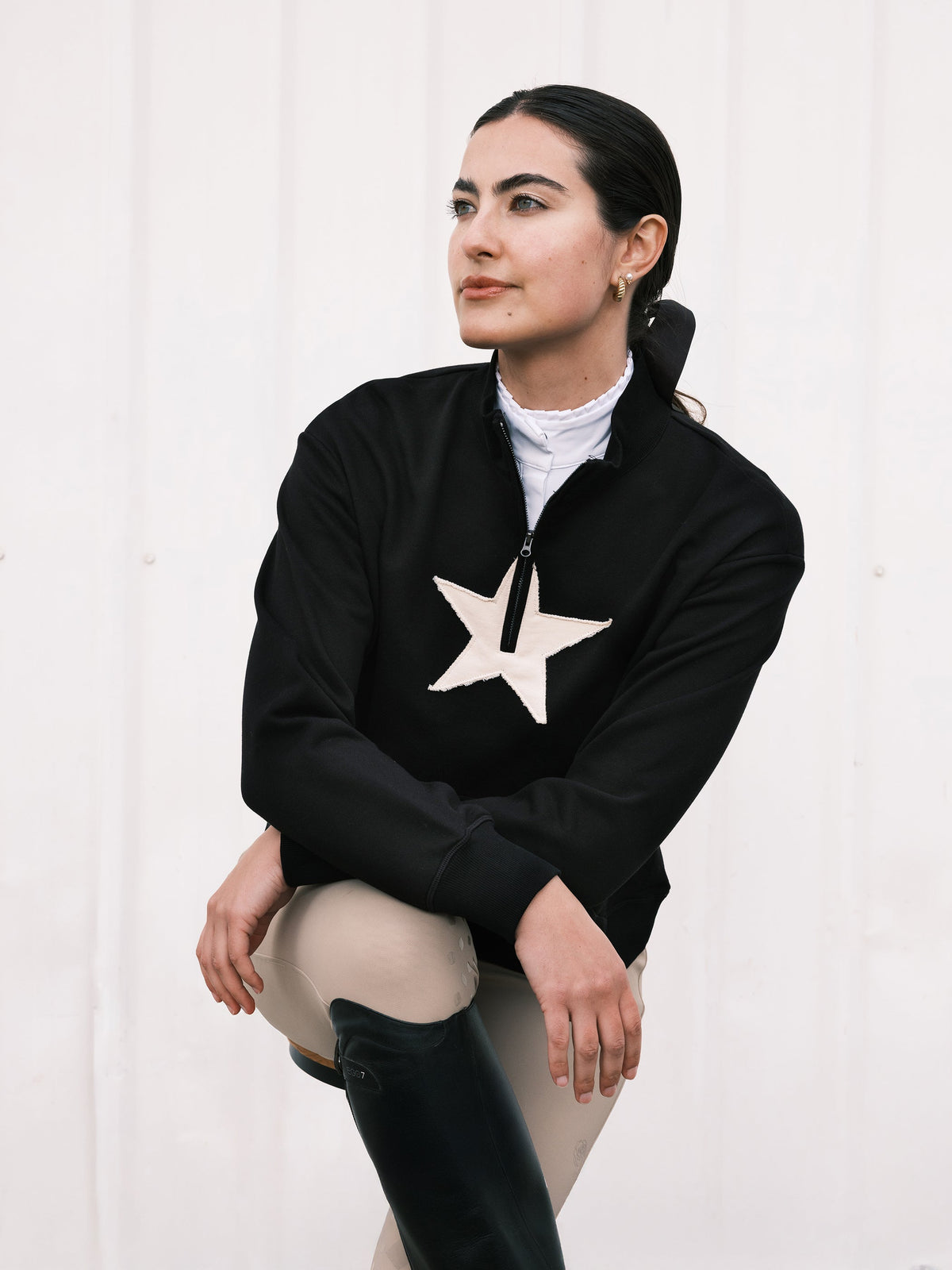 Mari Star Half Zip Sweatshirt