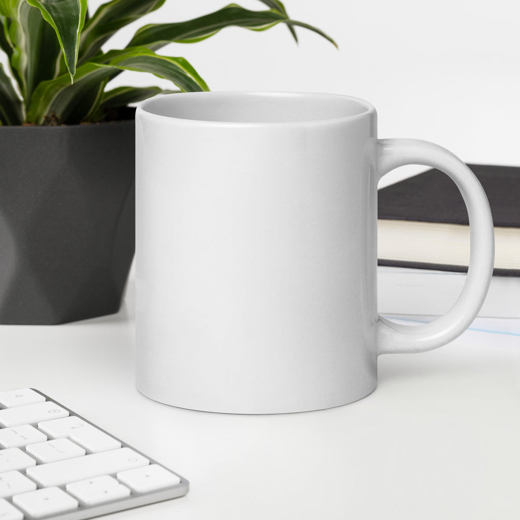 Jumbo White Glossy Mug - 20 oz. - World's Best Trainer