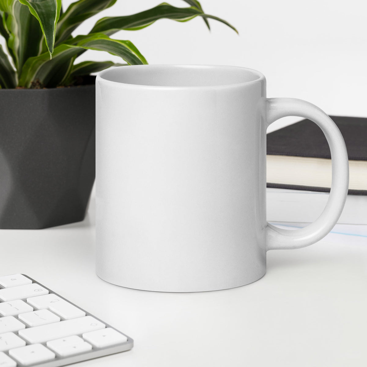 Jumbo White Glossy Mug - 20 oz. - Show Mom